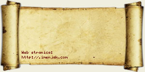 Tijana Josifović vizit kartica